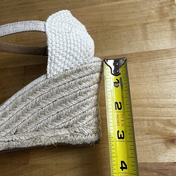 J.Crew Factory‎ Ankle-strap Espadrille Wedges Sandal Closed Toe Shoes Size 6.5 - Picture 11 of 11